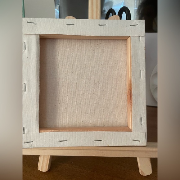 Sunset sky with birds and telephone lines painting - Picture 5 of 5